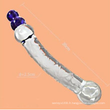 Injo verre gode Sexy produits nouveauté Adult Sex Toys (IJ-GD2063)